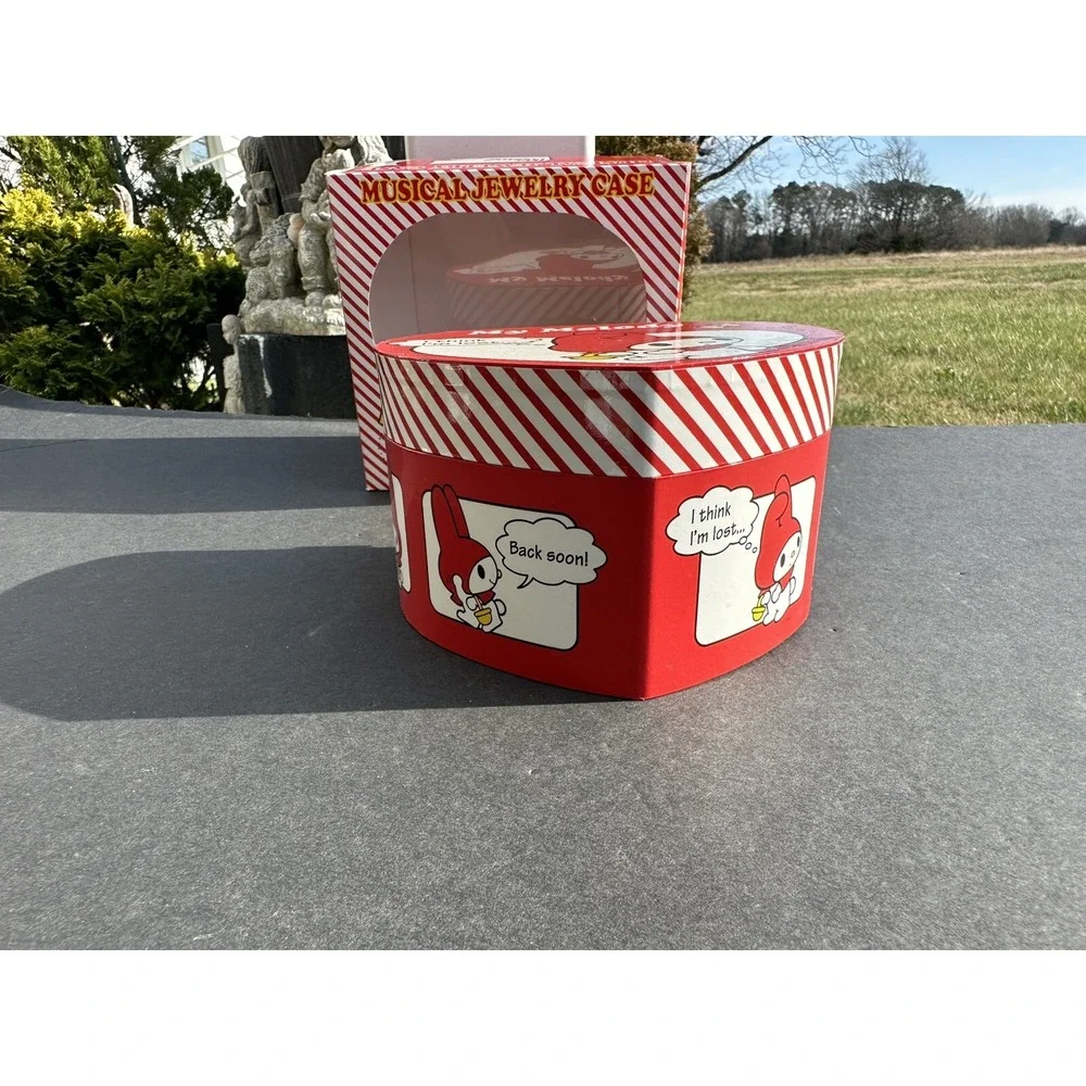 Sanrio My Melody Musical Jewelry Music Box Case~Rare Oh what a beautiful morning